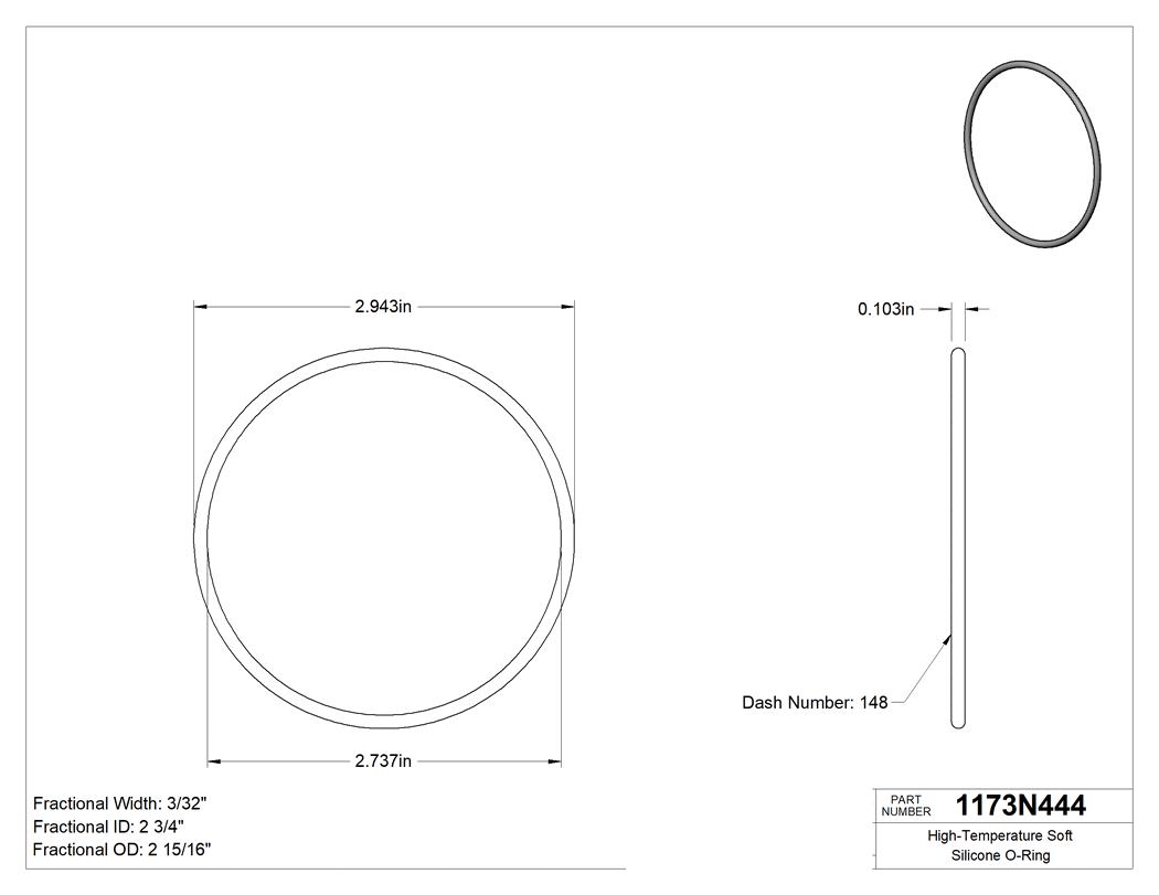 Technical drawing - 1173N444